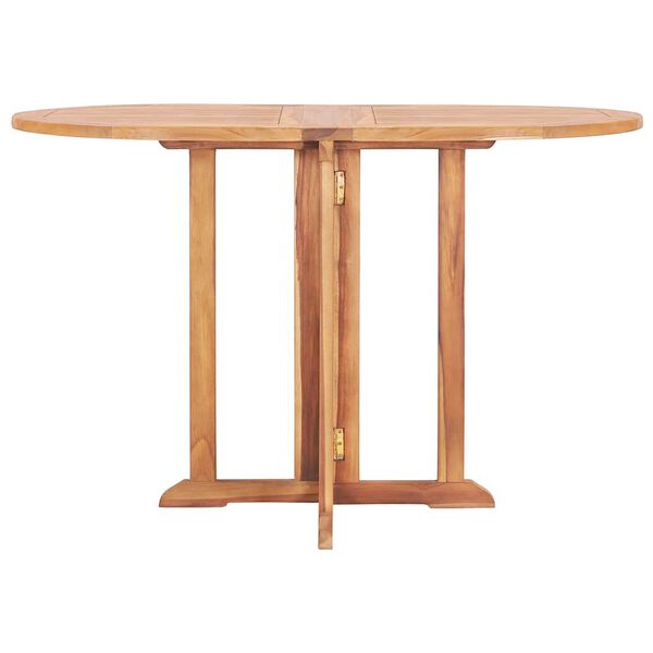 vidaXL Folding Butterfly Garden Table 120x70x75 cm Solid Teak Wood