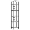 vidaXL Bookshelf 5-Tier 40 x 30 x 183 cm Engineered wood Grey Sonoma
