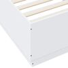 vidaXL Bed Frame without Mattress White 100x200 cm
