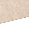 vidaXL Rug Runner MARSA Cream 100 x 400 cm Polyester and PVC