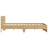vidaXL Bed Frame without Mattress Sonoma Oak 140x190 cm