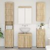 vidaXL Bathroom Wall Cabinet TULUM Sonoma Oak 37 x 24.5 x 86 cm