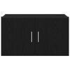 vidaXL Wall Cabinet Black oak 70 x 42.5 x 40 cm Engineered wood
