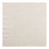 vidaXL Rug ZIZUR Cream 120x120 cm Jute Look Indoor and Outdoor