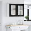 vidaXL Hanging Cabinet Lyon Black Oak 80 x 31 x 60 cm Engineered Wood