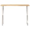 vidaXL Console Table with Live Edge 105x33x76 cm Solid Wood Mango