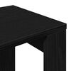 vidaXL Nesting Tables 3 pcs Black Oak Engineered Wood