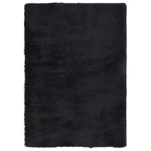 vidaXL Shaggy Rug High Pile NAVARRA Black 120x170 cm Polyester