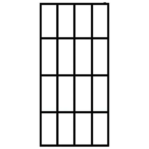 vidaXL Walk-in Shower Screen Clear Tempered Glass 80x195 cm