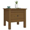 vidaXL Side Tables 2 pcs Honey Brown 40x40x39 cm Solid Wood Pine