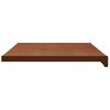 vidaXL Window Sill Brown Wood 80 x 40 x 4.5 cm PVC