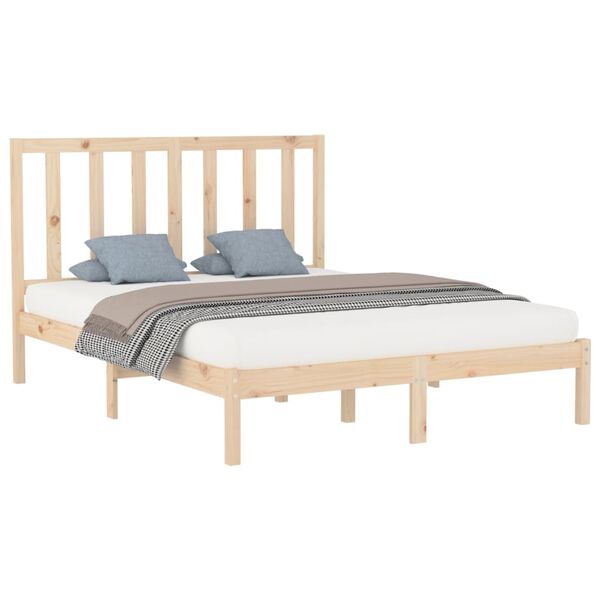 vidaXL Bed Frame without Mattress 160x200 cm Solid Wood