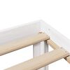 vidaXL Bed Frame with Headboard without Mattress White 150x200 cm King Size