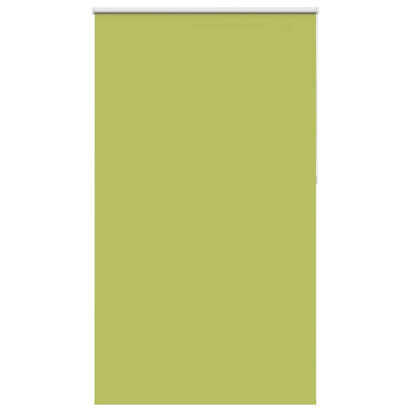 vidaXL Roller Blind Blackout Leaves Green 130x210 cm Fabric Width 126.6 cm Polyester