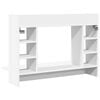 vidaXL Wall-Mounted Desk White 105x48x75 cm Engineered Wood
