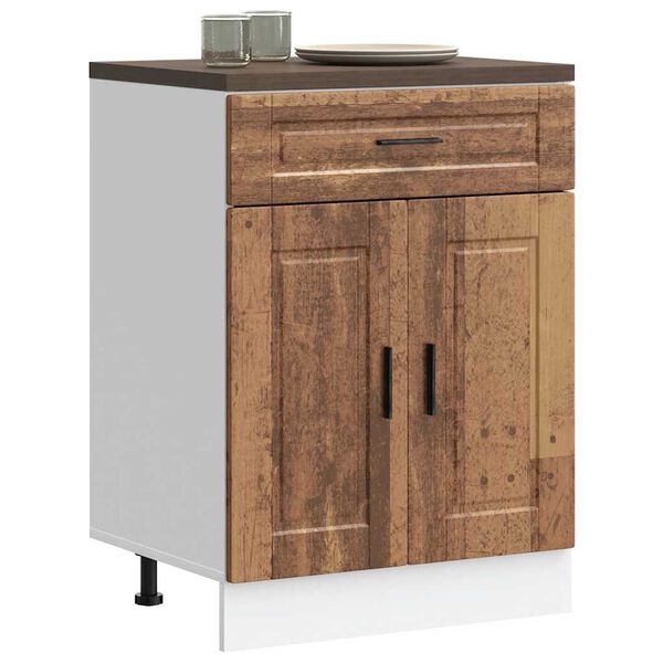 vidaXL Kitchen Base Cabinet&nbsp;Porto Old Wood Engineered Wood