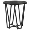 vidaXL Side Table Set 2 pcs Black Oak