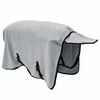 vidaXL Horse Blanket Full Light Grey and Pink Polyester