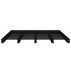 vidaXL Pallet Bed without Mattress Black Small Double Solid Wood