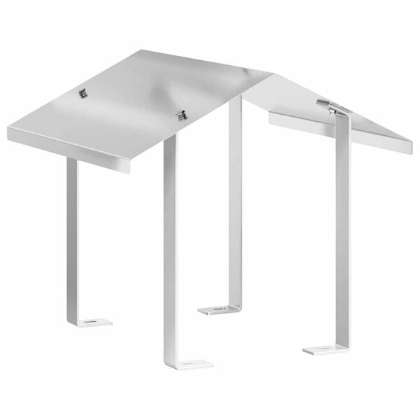 vidaXL Chimney Hood Silver 40 x 40 x 37.5 cm Stainless Steel