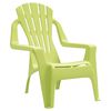 vidaXL Garden Chairs 2 pcs for Children Green 37x34x44cm PP Wooden Look