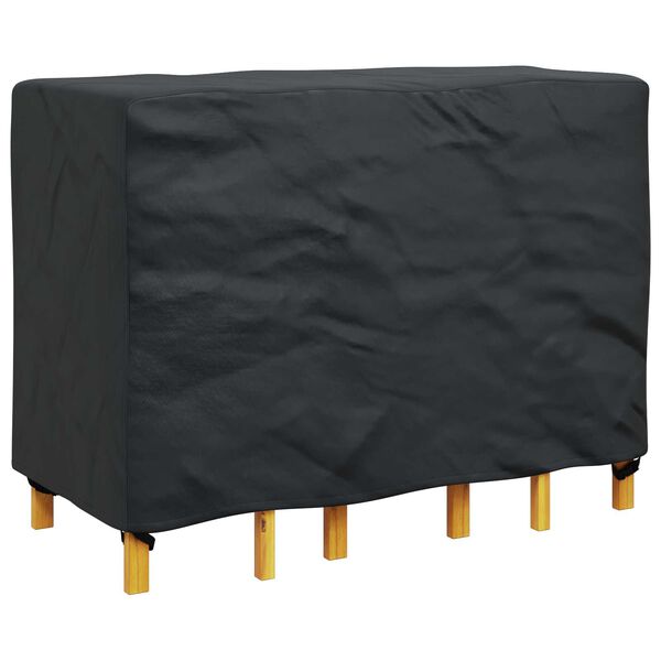 vidaXL Furniture Cover Plain Black 140 x 70 x 90 cm 420D