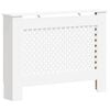 vidaXL Radiator Covers 2 pcs White 112x19x81.5 cm MDF