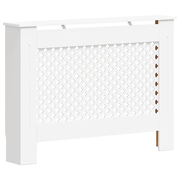 vidaXL Radiator Covers 2 pcs White 112x19x81.5 cm MDF