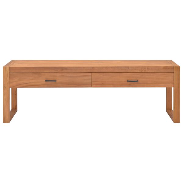 vidaXL TV Cabinet 120x40x45 cm Solid Wood Teak