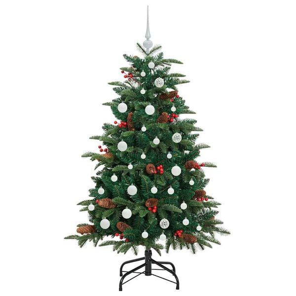 vidaXL Artificial Christmas Tree with 150 LEDs with Stand Green 150 cm