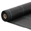 vidaXL Weed Membrane Black 0.5x25 m PP