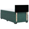 vidaXL Box Spring Bed with Mattress Dark Green 90x190 cm Velvet