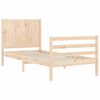 vidaXL Bed Frame without Mattress Small Single Solid Wood