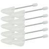 vidaXL Shoe Trees 5 Pairs White EU 38-44 Plastic