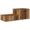 vidaXL Storage Cabinet 2 pcs Old Wood 127 x 41 x 40 cm Engineered Wood