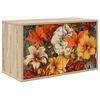 vidaXL Wall-mounted TV Cabinet GENNEP 69 x 33 x 40 cm Sonoma Oak