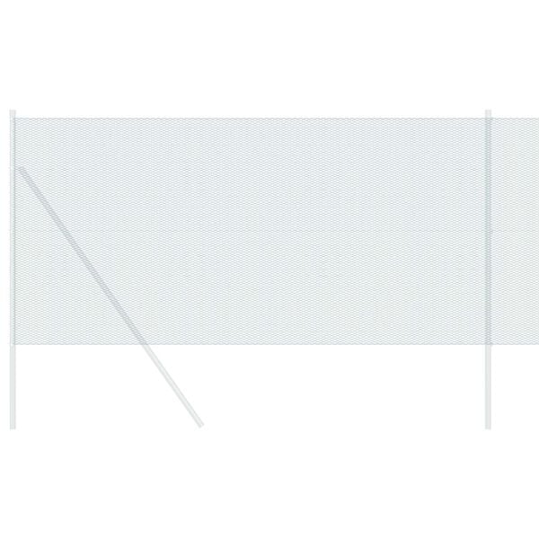 vidaXL Hexagon Fence Green 1 x 10 m PVC