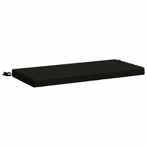 vidaXL Bench Cushion SOEST 100% Polyester Black 60 x 40 x 5 cm