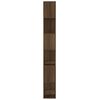 vidaXL Book Cabinet/Room Divider Brown Oak 60x24x186 cm