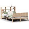 vidaXL Bookcase Bed without Mattress 140x190cm Solid Wood Pine