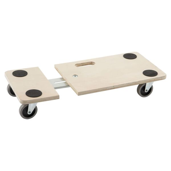 Practo Home Adjustable Furniture Roller 150 kg Wood