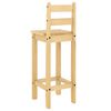 vidaXL Bar Chairs 2 pcs Solid Wood Pine