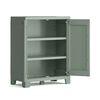 Keter Low Outdoor Storage Cabinet Planet Jade Grey