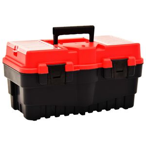 vidaXL Tool Box Plastic 462x256x242 mm Red