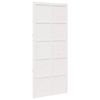 vidaXL Barn Door 90 x 2.5 x 208 cm Solid Pine Wood White