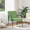 vidaXL Armchair Light Green 59 x 75 x 78 cm Velvet