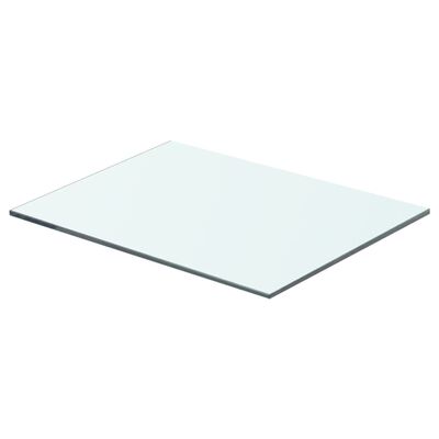 vidaXL Shelves 2 pcs Panel Glass Clear 40x25 cm