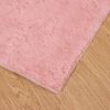 vidaXL Faux Rabbit Fur Rug Olite Pink 140 x 200 cm Polyester