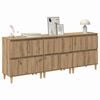 vidaXL Sideboards 3 pcs Artisan Oak 60 x 35 x 70 cm Engineered Wood