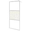 vidaXL Shower screens Silver 90 x 195 cm Glass and Aluminium